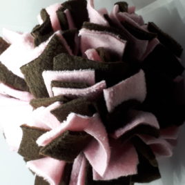 Schnüffelball Mittel, rose-braun