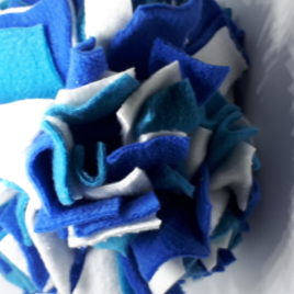 Schnüffelball Mittel, blau